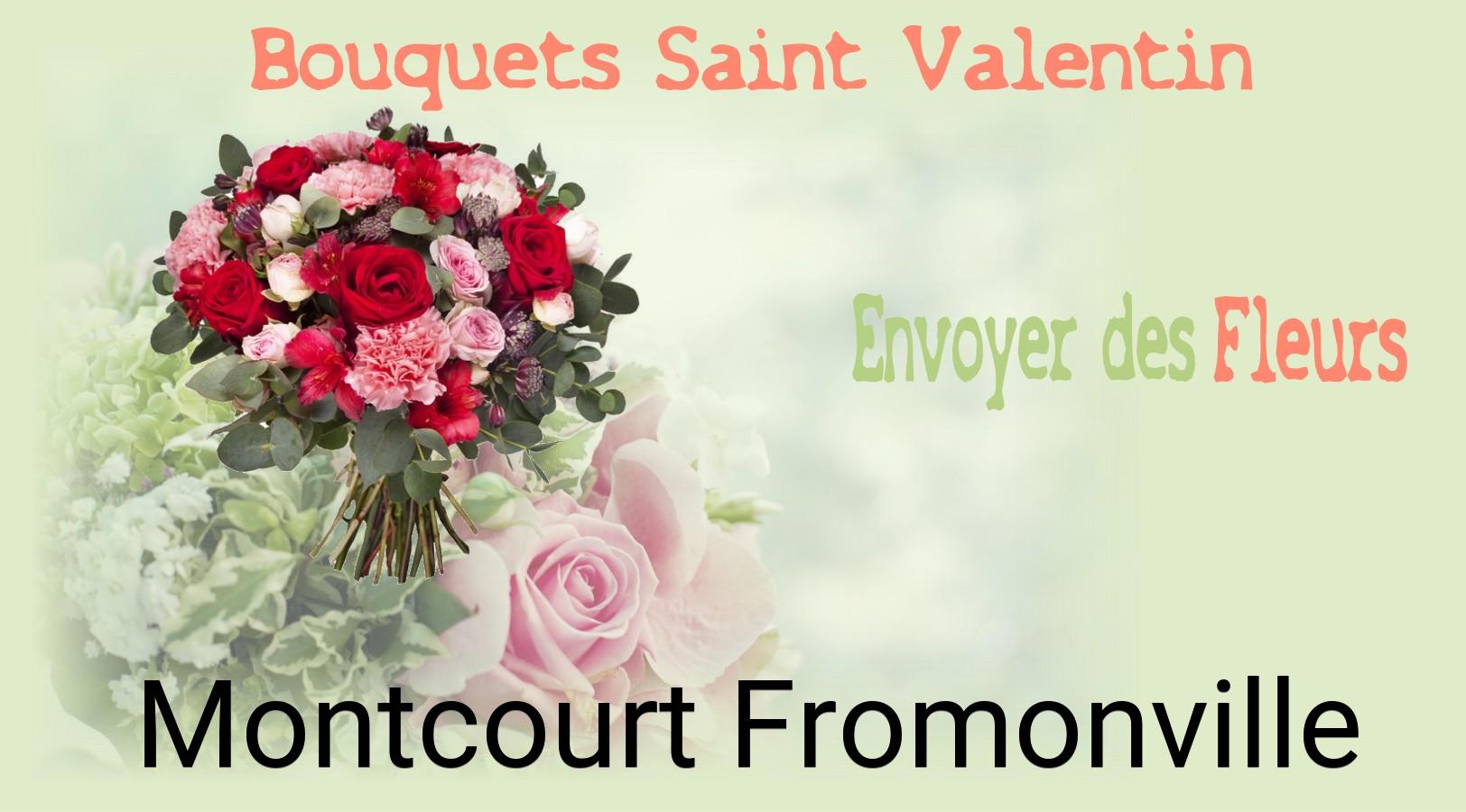 Roses de Saint-Valentin livrées à Montcourt-Fromonville